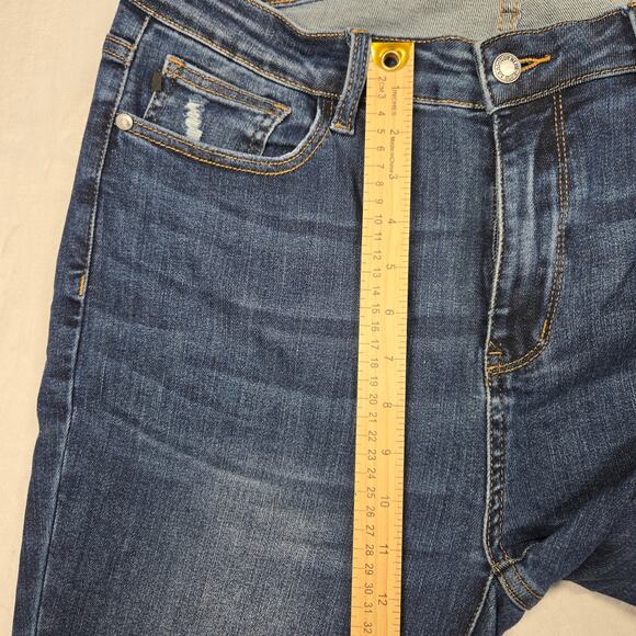 Judy Blue Women's 15/32 Slim Fit Bootcut JB88290-S Slit Hems 33 x 30 (34x29.5) - Picture 7 of 11